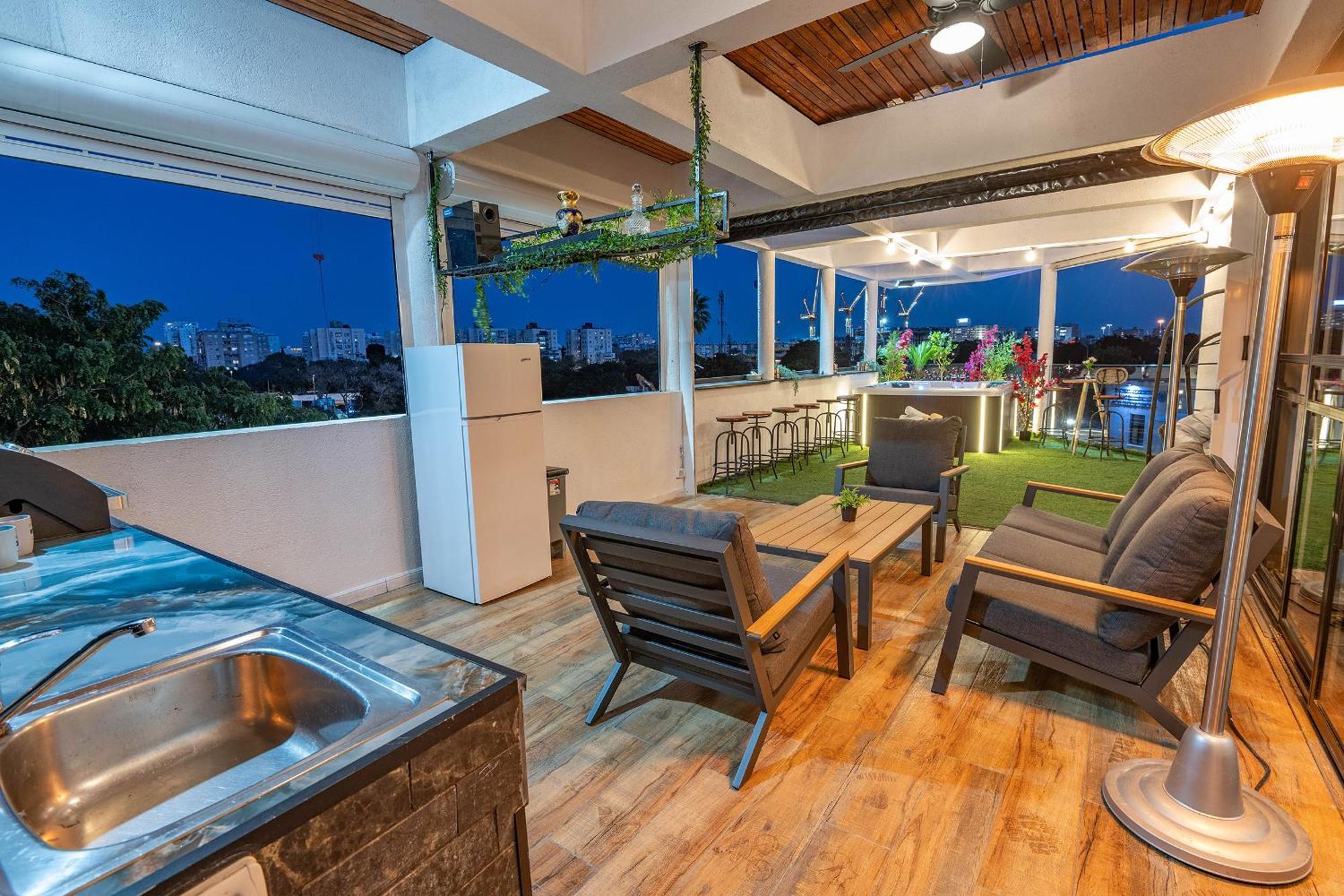 Luxurious Penthouse In Tel Aviv With Pool Quarto foto