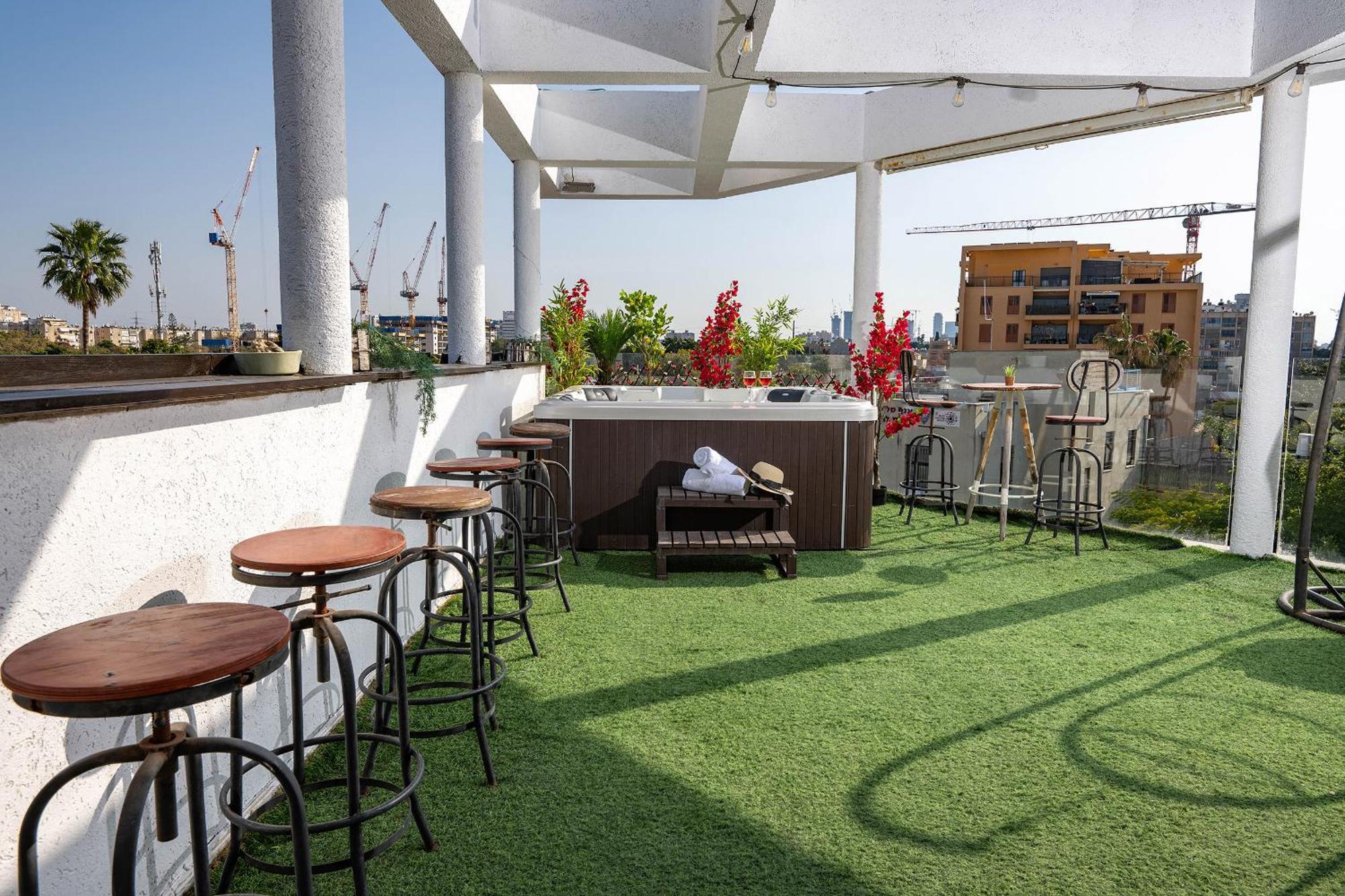 Luxurious Penthouse In Tel Aviv With Pool Exterior foto